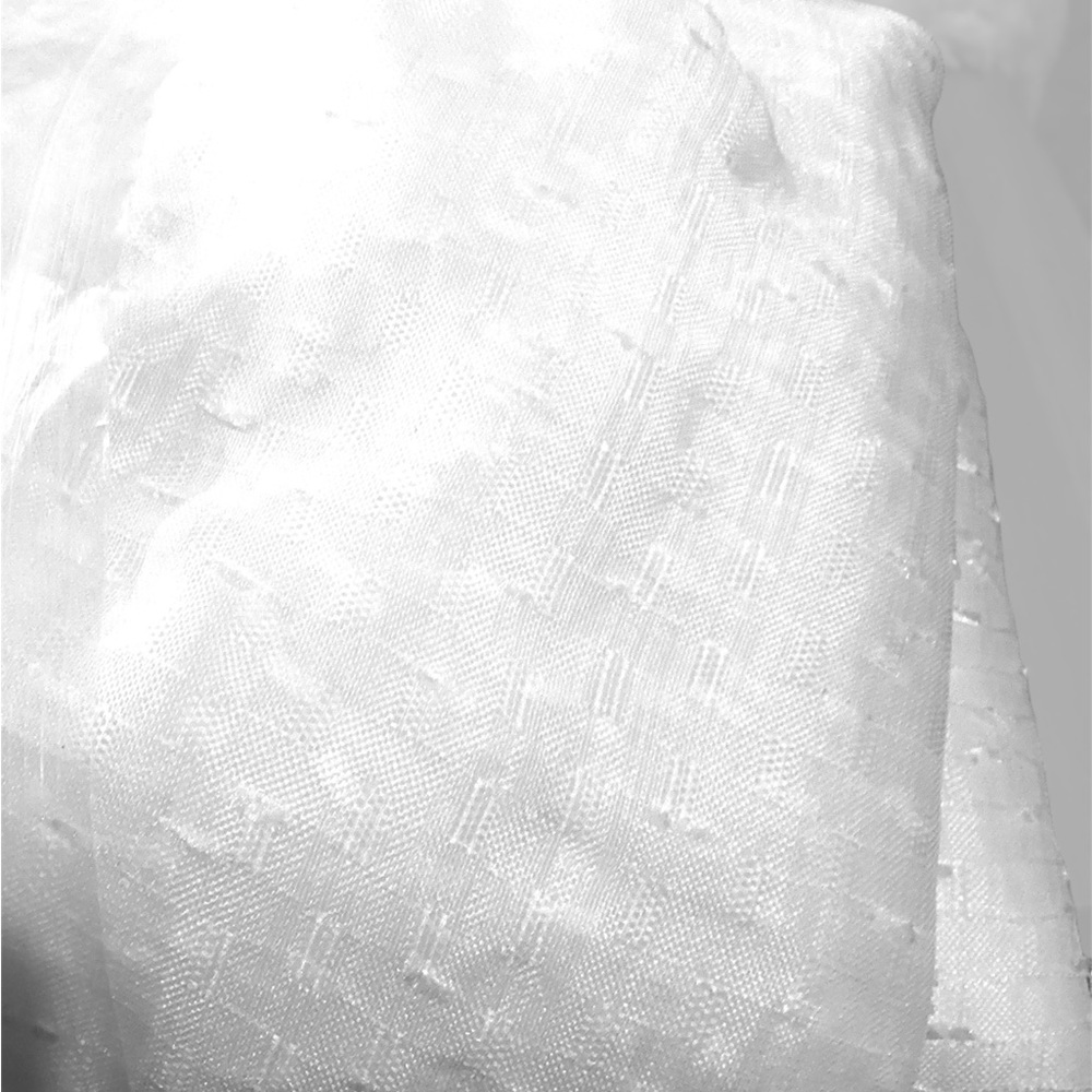Dreaming Casa White Textured Sheer Curtains - Picture 6 of 6
